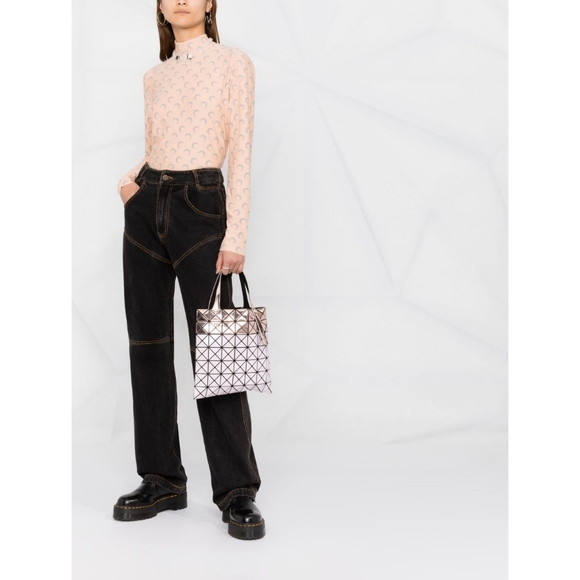 BaoBao Issey Miyake platinum mermaid pink and gold tote bag - Picture 5 of 11